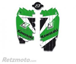 BLACKBIRD Kit d�co de cache radiateur BLACKBIRD Dream Graphic 3 vert Kawasaki KX450F