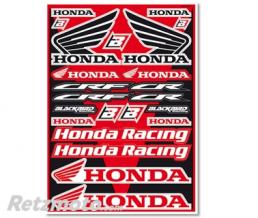 Planche de stickers BLACKBIRD Honda