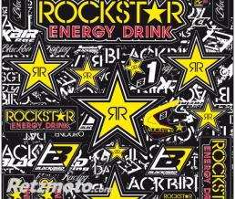 Planche de stickers BLACKBIRD Rockstar Energy