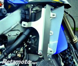 Protection de radiateur AXP alu bleu Yamaha WR250F