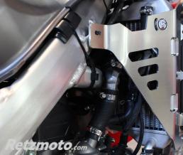 Protection de radiateur AXP alu rouge Honda CRF450L