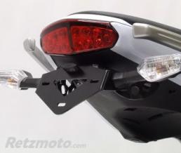 Support de plaque R&G RACING noir Kawasaki ER-6 F/N