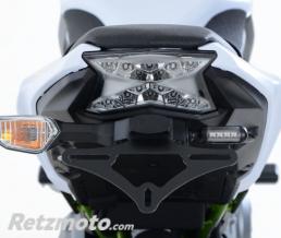 Support de plaque R&G RACING noir Kawasaki Z650