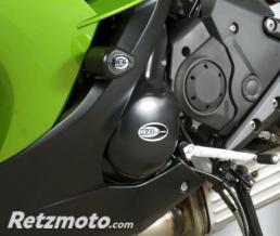 Tampons de protection R&G RACING Aero noir Kawasaki ER6-F