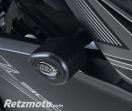 Tampons de protection R&G RACING Aero noir Kawasaki Z300