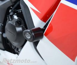 Tampons de protection R&G RACING Aero noir Honda CBR300R