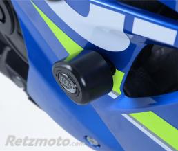 Tampons de protection R&G RACING Aero Race noir Suzuki GSX-R1000