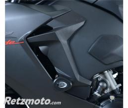 Tampons de protection R&G RACING Aero noir sans percage Honda CBR1000RR