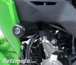 Tampons de protection R&G RACING Aero noir Kawasaki Z125