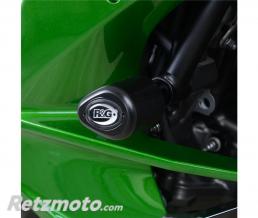 Tampons de protection R&G RACING Aero noir Kawasaki H2 SX