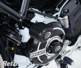 Tampons de protection R&G RACING Aero noir Ducati Scrambler