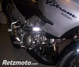 Tampons de protection R&G RACING Aero noir Kawasaki DL1000 V-Strom