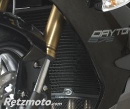 Protection de radiateur R&G RACING alu noir Triumph Daytona 675