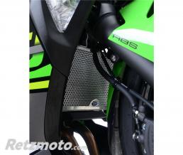 Protection de radiateur R&G RACING noir Kawasaki Ninja 400
