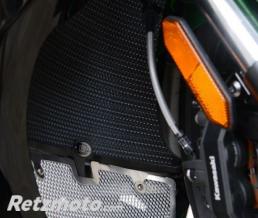 Protection de radiateur R&G RACING noir Kawasaki H2 SX