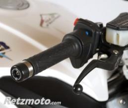Embouts de guidon R&G RACING noir MV Agusta Brutale 675/800
