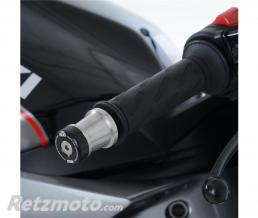 Embouts de guidon R&G RACING noir Suzuki SV650X