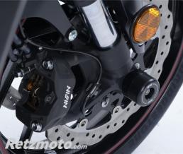 Protection de fourche R&G RACING noir Triumph Street Triple 765