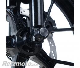Tampons de protection de fourche R&G RACING noir Suzuki GSX-R125