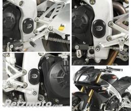 R&G Insert de cadre gauche/droit R&G RACING noir Aprilia