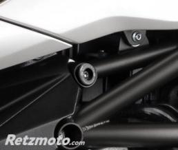 Insert de cadre (haut) R&G RACING noir MV Agusta Brutale 675/800