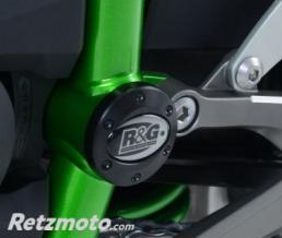 Kit insert de cadre droit/gauche R&G RACING noir Kawasaki H2/H2R