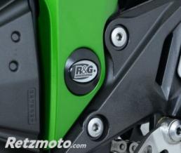 Insert de cadre gauche (bas) R&G RACING noir Kawasaki Z300