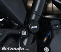 Kit inserts de cadre R&G RACING noir Ducati Desert Sled
