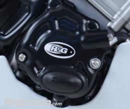 Couvre carter R&G RACING Race Series droit (pompe � huile) noir Yamaha R1