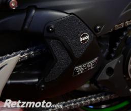 Kit protection de cadre R&G RACING noir (3 pi�ces) Kawasaki H2 SX