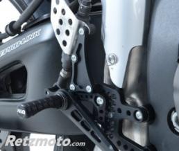 Commandes recul�es multipositions R&G RACING noir Honda CBR600RR
