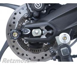 Pions de bras oscillant avec platine R&G RACING noir Triumph