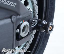 Pions de bras oscillant avec platine R&G RACING M8 noir Honda CBR1000RR