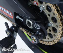 Pions de bras oscillant avec platine R&G RACING noir Yamaha R6