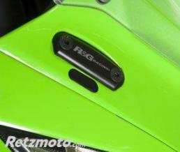 R&G Caches orifice r�troviseur R&G RACING noir Kawasaki ZX10R