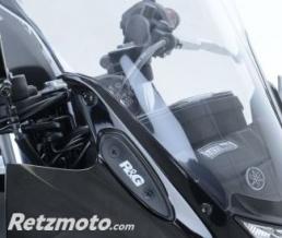 Cache-orifice r�troviseur R&G RACING noir Yamaha YZF-R3