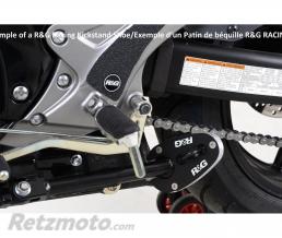Patin de b�quille lat�rale R&G RACING argent Yamaha R6