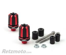 Embouts de guidon LSL Dual Dise noir/rouge