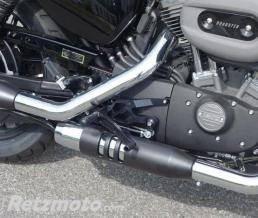 Commandes recul�es LSL alu noir Harley Davidson XL1200