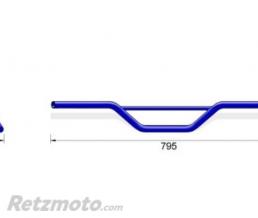 Guidon LSL MX2 �22mm acier noir