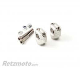 Pontets de guidons LSL +10mm argent Harley Davidson Sportster