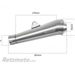 Silencieux universel + adapteur, db killer inclus SPARK Mod�le GP Style Inox