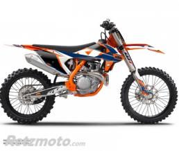 KUTVEK KIT D�CO MOTO CROSS GRAVITY KTM 250/450 SXF BLEU