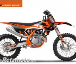 KUTVEK KIT D�CO MOTO CROSS SKYLINE KTM 250/450 SXF ORANGE