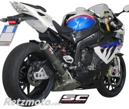 SC-PROJECT Silencieux GP-M2 position haute carbone BMW S 1000 RR (2010 - 2014) - HP4