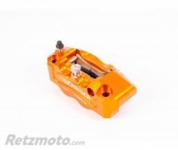 Etrier de frein radial gauche BERINGER Aerotec 4 pistons �32mm entraxe 108mm orange