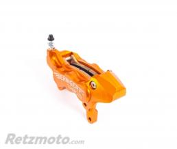 Etrier de frein axial gauche BERINGER Aerotec 6 pistons �27mm orange