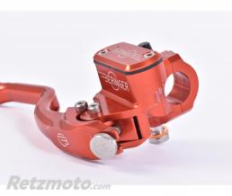 Ma�tre-cylindre d'embrayage radial BERINGER Aerotec �17,5mm bocal integr� rouge (levier radial type 2 -14cm)