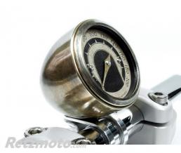 Cuvelage Vintage en Laiton pour compteur Tiny pour guidon