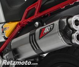 Silencieux �chappement Zard titane Moto Guzzi V85 TT homologu� slip-on 